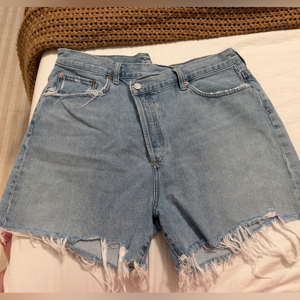 Agolde Criss Cross Shorts